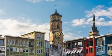 Stadtansicht Stuttgart Marktplatz