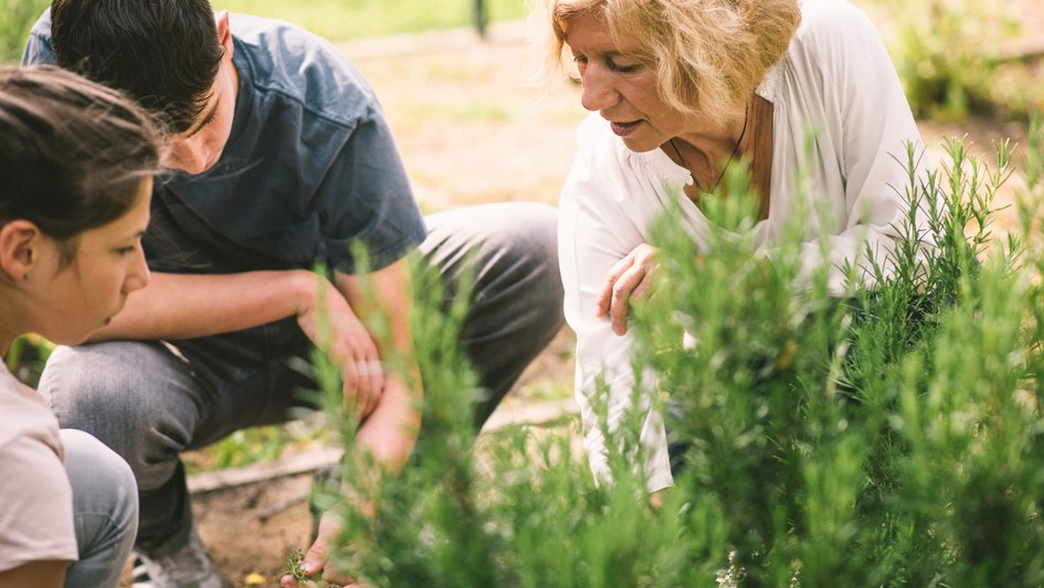 Therapeutin mit Patienten